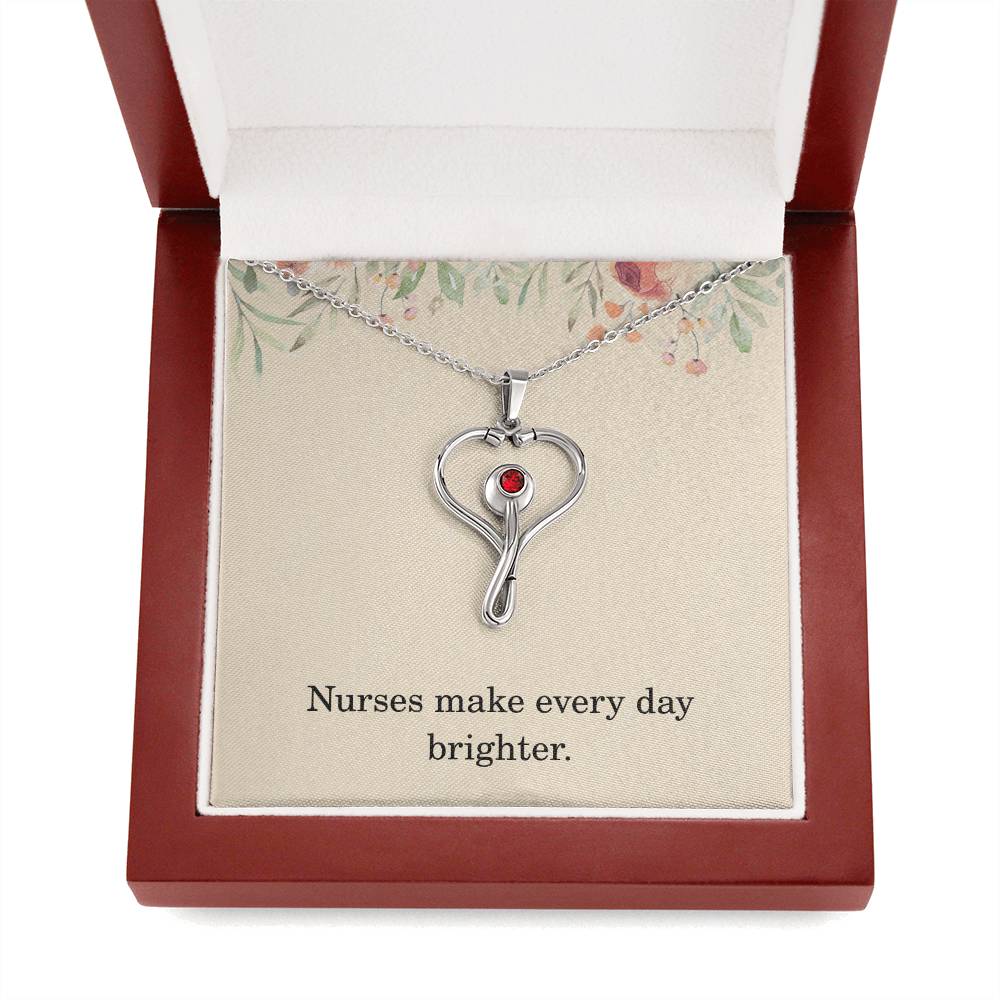 Nurse Necklace Nurse Christmas Gift Nurse Appreciation Gift Nursing Gift Nurses Make Every Day Brighter