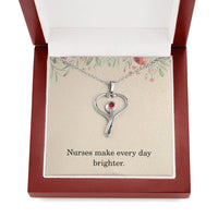 Load image into Gallery viewer, Nurse Necklace Nurse Christmas Gift Nurse Appreciation Gift Nursing Gift Nurses Make Every Day Brighter
