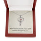 Nurse Necklace Nurse Christmas Gift Nurse Appreciation Gift Nursing Gift Behind Every Thank You Is A Life Forever Changed By You