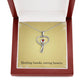 Nurse Necklace Nurse Christmas Gift Nurse Appreciation Gift Nursing Gift Healing Hands Caring Hearts