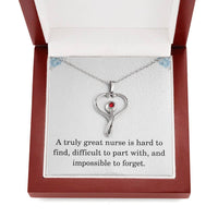 Load image into Gallery viewer, A Truly Great Nurse Is Hard To Find Necklace Nurse Necklace Nurse Christmas Gift Nurse Appreciation Gift Nursing Gift
