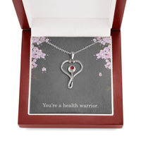 Load image into Gallery viewer, Youre A Health Warrior Nurse Necklace Nurse Christmas Gift Nurse Appreciation Gift Nursing Gift
