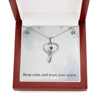 Load image into Gallery viewer, Nurse Necklace Nurse Christmas Gift Nurse Appreciation Gift Nursing Gift Keep Calm And Trust Your Nurse
