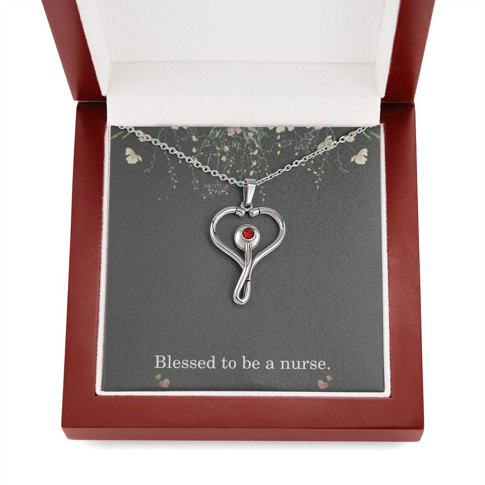 Blessed To Be A Nurse Nurse Necklace Nurse Christmas Gift Nurse Appreciation Gift Nursing Gift