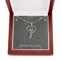 Load image into Gallery viewer, Blessed To Be A Nurse Nurse Necklace Nurse Christmas Gift Nurse Appreciation Gift Nursing Gift
