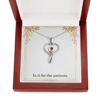 Load image into Gallery viewer, In It For The Patients Nurse Necklace Nurse Christmas Gift Nurse Appreciation Gift Nursing Gift
