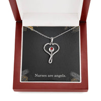 Load image into Gallery viewer, Nurses Are Angels Nurse Necklace Nurse Christmas Gift Nurse Appreciation Gift Nursing Gift
