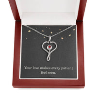 Load image into Gallery viewer, Nurse Necklace Nurse Christmas Gift Nurse Appreciation Gift Nursing Gift Your Love Makes Every Patient Feel Seen
