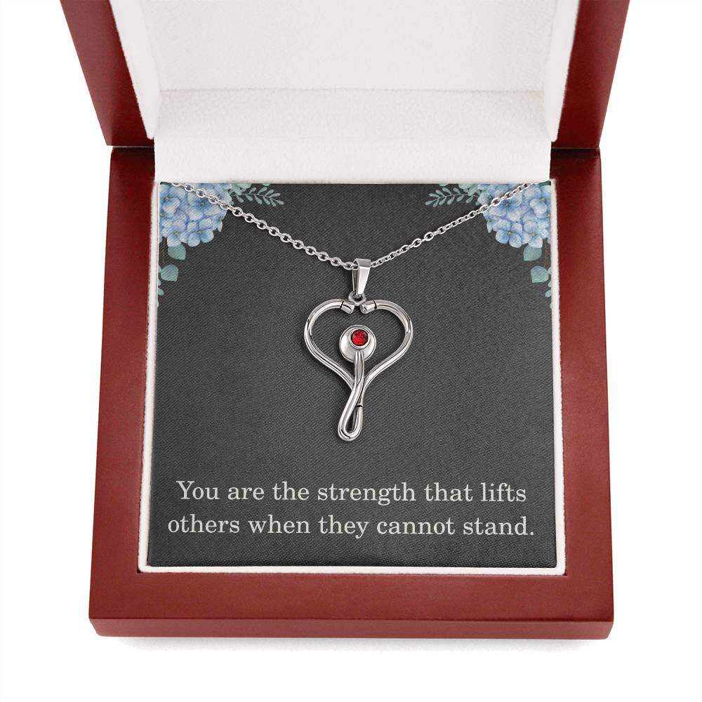 Nurse Necklace Nurse Christmas Gift Nurse Appreciation Gift Nursing Gift You Are The Strength That Lifts Others When They Cannot Stand