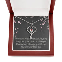 Load image into Gallery viewer, Graduation Gifts for Nurse HeartScope Necklace for Her Stethoscope Necklace Future Nurse Christmas Gift You're Meant for This
