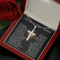Load image into Gallery viewer, Psalm 23 Cross Necklace, "The Lord Is My Shepherd" - Christian Gift for Women
