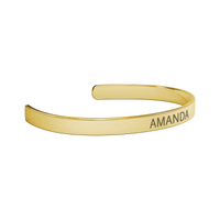 Load image into Gallery viewer, Amanda Bracelet - Gifts for Amanda - Personalized Cuff Bangle for Women

