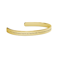 Load image into Gallery viewer, Jeremiah 29:11 Cuff Bracelet For I Know the Plans Bracelet
