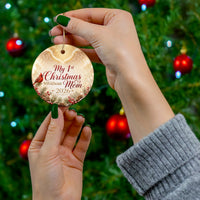 Load image into Gallery viewer, My 1st Christmas Without Mom 2026 - Mom Memorial Ornament, Loss of Mother Gift, Ceramic Ornament
