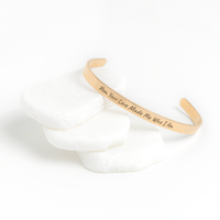 Load image into Gallery viewer, Mom Your Love Made Me Who I Am Bracelet - Gift for Mom from Son, Keepsake Bangle
