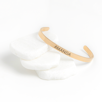 Load image into Gallery viewer, Amanda Bracelet - Gifts for Amanda - Personalized Cuff Bangle for Women
