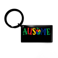 Load image into Gallery viewer, Ausome Teacher Keychain – front view
