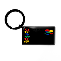 Load image into Gallery viewer, Autism Definition Always Mysterious Keychain – front view
