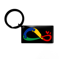 Load image into Gallery viewer, Autism Infiniti Puzzle Keychain – front view
