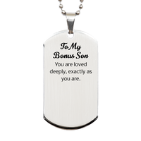 Load image into Gallery viewer, Bonus Son Christmas Gifts - You are loved deeply exactly as you are – front view
