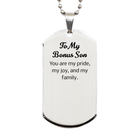 Load image into Gallery viewer, Bonus Son Christmas Gifts - You are my pride my joy and my family – front view
