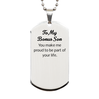 Load image into Gallery viewer, Bonus Son Christmas Gifts - You make me proud to be part of your life – front view
