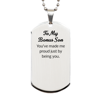 Load image into Gallery viewer, Bonus Son Christmas Gifts - Youve made me proud just by being you – front view
