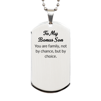 Load image into Gallery viewer, Bonus Son Gift - You are family not by chance but by choice – front view
