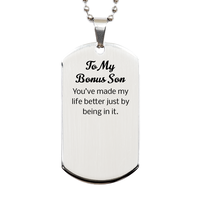 Load image into Gallery viewer, Bonus Son Gift - Youve made my life better just by being in it – front view
