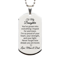 Load image into Gallery viewer, Gift for My Daughter from Mom and Dad – front view
