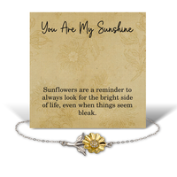 Load image into Gallery viewer, Sunshine Gifts for Women – Inspirational Bracelet for Encouragement or Birthday – front view
