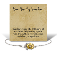 Load image into Gallery viewer, You Are My Sunshine Bracelet – Sunshine Gifts for Women Birthday or Friendship – front view
