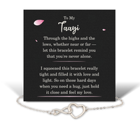 Load image into Gallery viewer, Birthday Gifts for Taayi - Taayi Bracelet for Women - Taayi Infinity Heart Bracelet – front view
