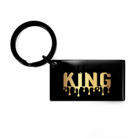 Load image into Gallery viewer, Birthday King Keychain – front view
