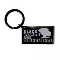 Load image into Gallery viewer, Black Woman Are Phenomenal Keychain African American Mothers Day – front view
