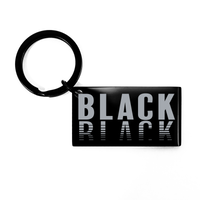 Load image into Gallery viewer, Keychain that says Black Keychain African American Black Women Men Key chain – front view
