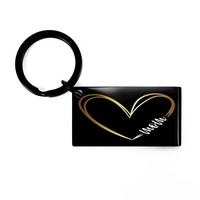 Load image into Gallery viewer, Love Mom Keychain – front view
