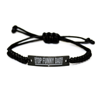 Load image into Gallery viewer, Top Funny Dad Bracelet Fathers Day Gift from Son Daughter Dad Birthday Jewelry Gift – front view

