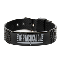 Load image into Gallery viewer, Fathers Day Gift from Son Daughter Dad Birthday Jewelry Gift Top Practical Dad Bracelet – front view
