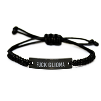 Load image into Gallery viewer, Fuck Glioma Bracelet Survivor – front view
