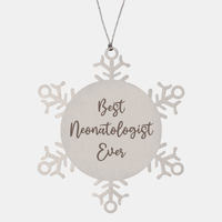 Load image into Gallery viewer, Best Neonatologist Ever Ornament Christmas Gift for Him Her Snowflake Ornament – front view
