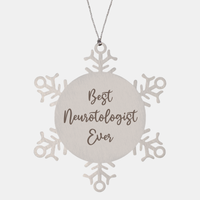 Load image into Gallery viewer, Best Neurotologist Ever Ornament Christmas Gift for Him Her Snowflake Ornament – front view
