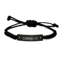 Load image into Gallery viewer, 2 Samuel 1 2 Bracelet 2 Samuel 1:2 Gift Bible Verse Scripture Stainless Steel Bracelet – front view
