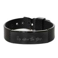 Load image into Gallery viewer, Rise above the storm Encouragement Bracelet,  Bracelet for Men – front view
