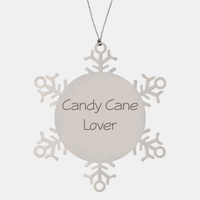 Load image into Gallery viewer, Candy Cane Lover Ornament Friend Coworker Family Christmas Gift Employee Women Men Funny – front view

