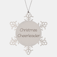 Load image into Gallery viewer, Christmas Cheerleader Ornament Friend Coworker Family Christmas Gift Employee Women Men Funny – front view

