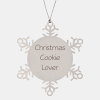 Load image into Gallery viewer, Christmas Cookie Lover Ornament Friend Coworker Family Christmas Gift Employee Women Men Funny – front view
