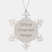 Load image into Gallery viewer, Official Ornament Hanger Ornament Friend Coworker Family Christmas Gift Employee Women Men Funny – front view

