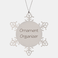 Load image into Gallery viewer, Ornament Organizer Ornament Friend Coworker Family Christmas Gift Employee Women Men Funny – front view
