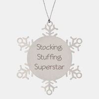 Load image into Gallery viewer, Stocking Stuffing Superstar Ornament Friend Coworker Family Christmas Gift Employee Women Men Funny – front view
